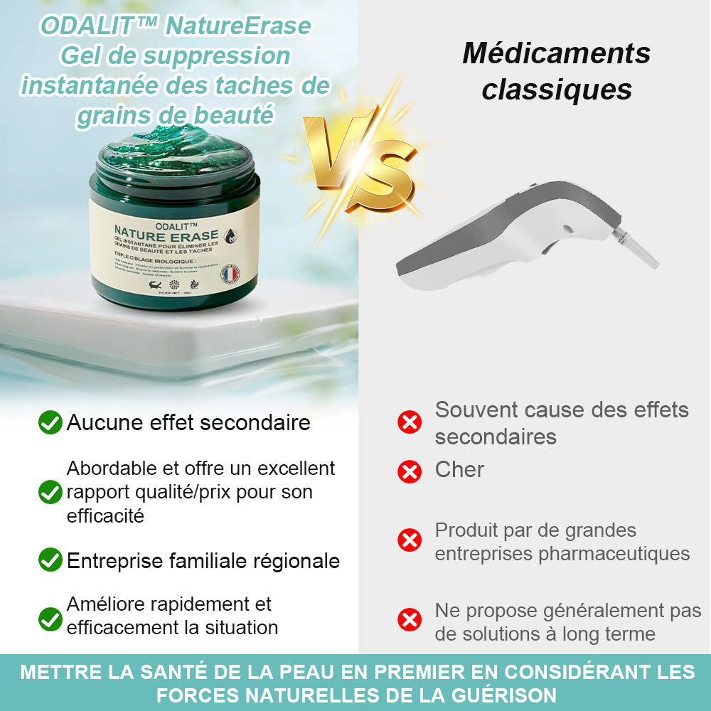 ✅Boutique officielle : Gel ODALIT™ Nature Erase – Élimination instantanée des grains de beauté et taches
