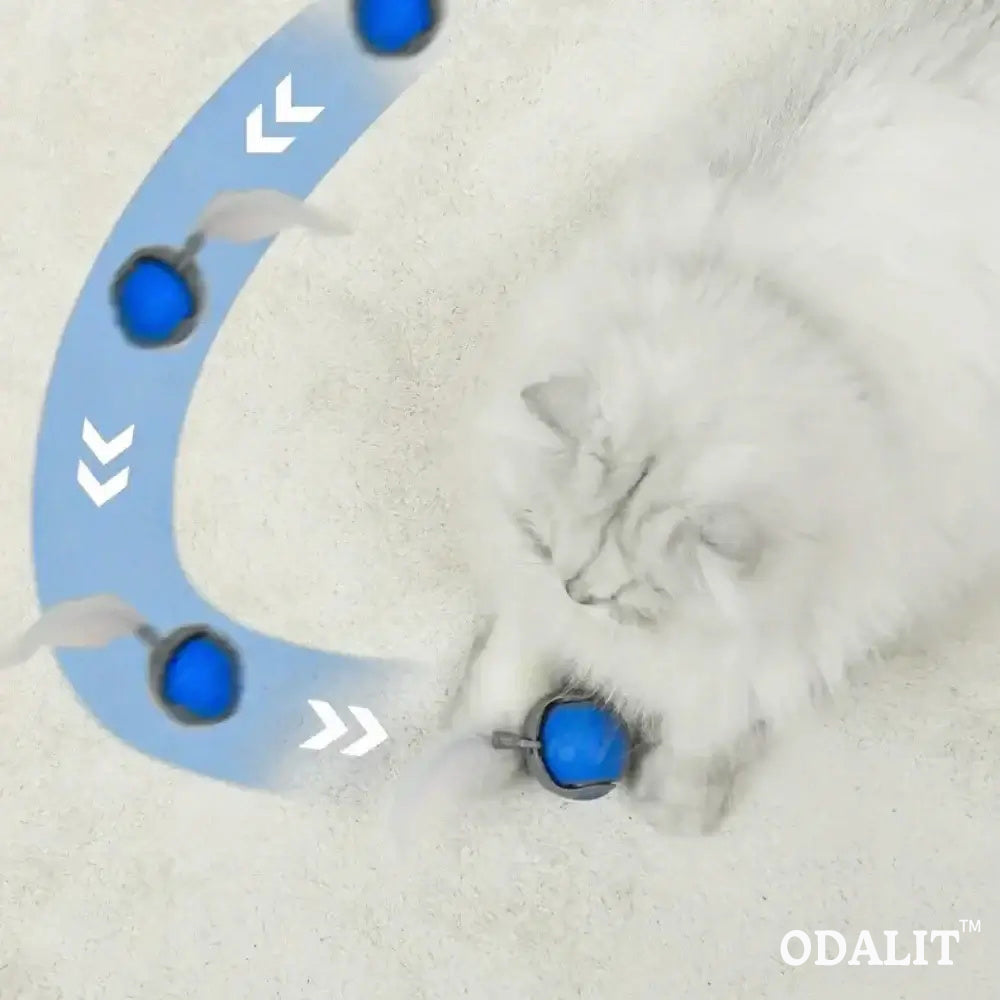 Balle interactive intelligente pour chat qui court toute seule 😸