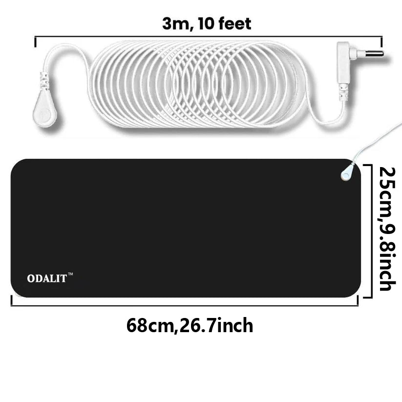 ODALIT™ Tapis de thérapie de mise à la terre et drap de lit