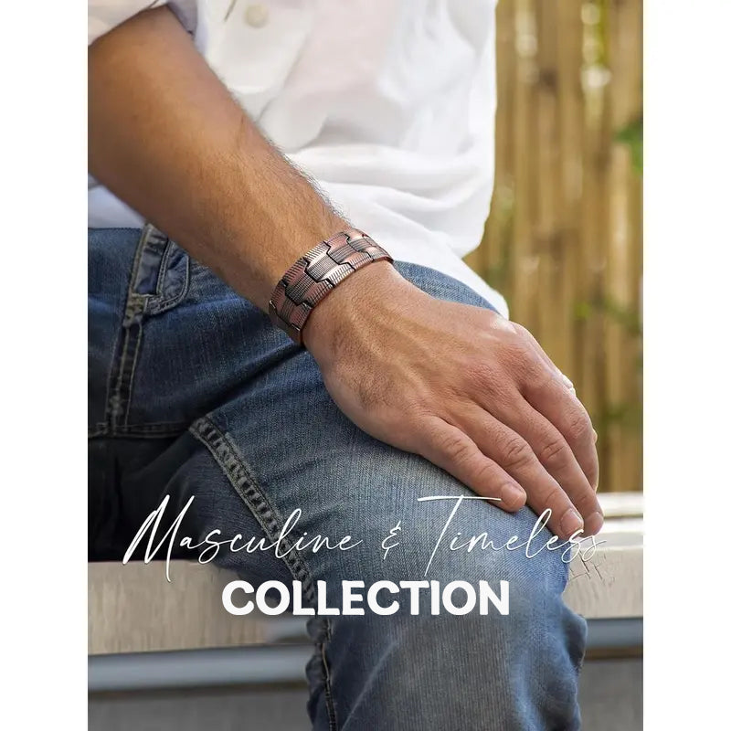 Bracelet Magnétique en Pur Cuivre – Soulagez la Douleur et Stimulez la Circulation