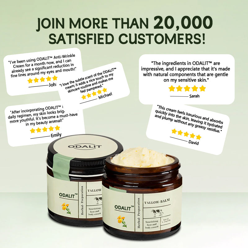 Crème Bio au Suif ODALIT™ pour l'Élimination des Rides