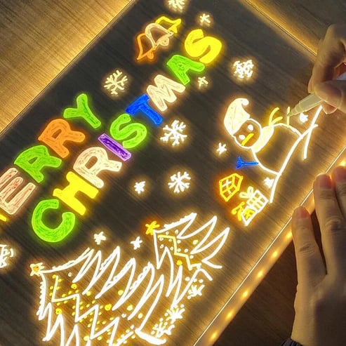 Vente de Noël - 49% de réduction sur le tableau LED avec couleurs