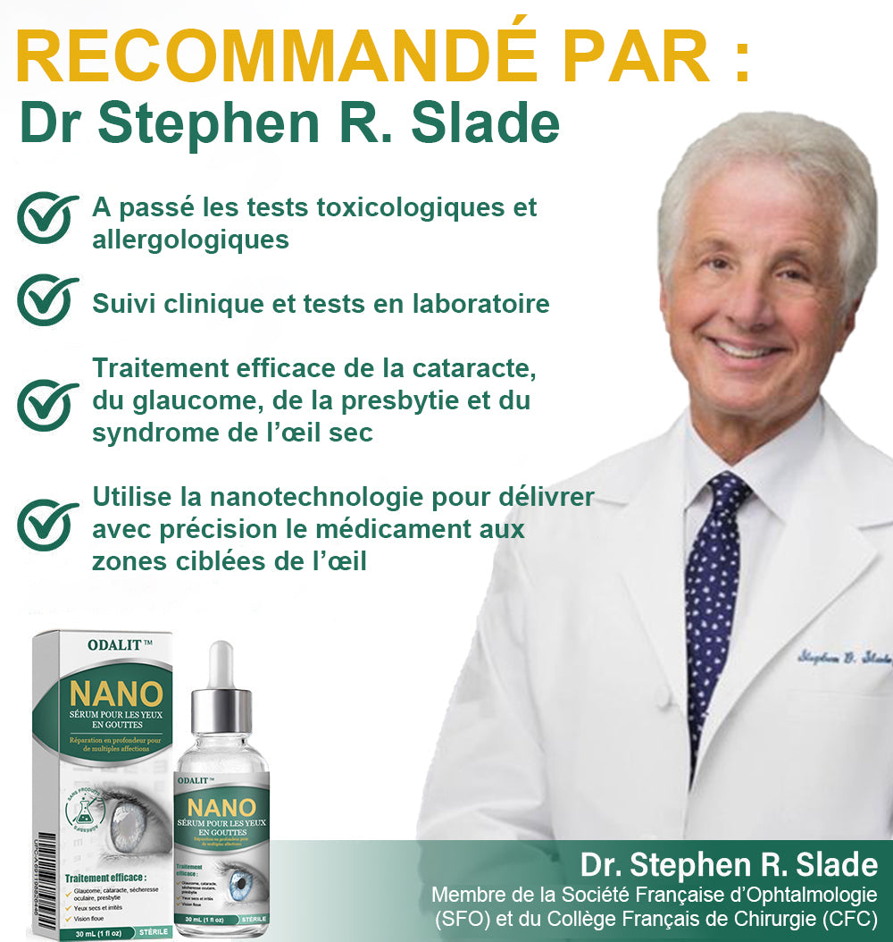 👩‍⚕️ODALIT™ Nano Sérum Gouttes Oculaires ✅Approuvé par la FDA (Convient à la presbytie, au syndrome de l'œil sec, au glaucome et à la cataracte) ☘️☘️