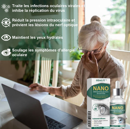 👩‍⚕️ODALIT™ Nano Sérum Gouttes Oculaires ✅Approuvé par la FDA (Convient à la presbytie, au syndrome de l'œil sec, au glaucome et à la cataracte) ☘️☘️