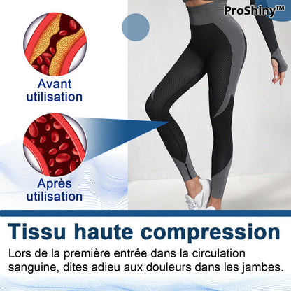 Proshiny™ Leggings Thermiques Sculptants - Fabriqués en France