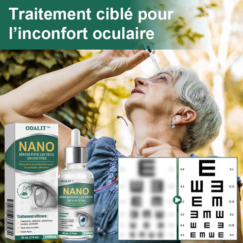 👩‍⚕️ODALIT™ Nano Sérum Gouttes Oculaires ✅Approuvé par la FDA (Convient à la presbytie, au syndrome de l'œil sec, au glaucome et à la cataracte) ☘️☘️