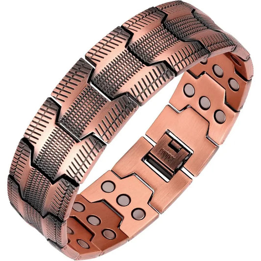 Bracelet Magnétique en Pur Cuivre – Soulagez la Douleur et Stimulez la Circulation
