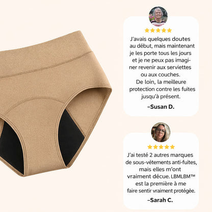 💖 Dernier Jour -50%|Pack de 4 Culottes 100% Anti-Fuite LBMLBM™🔥